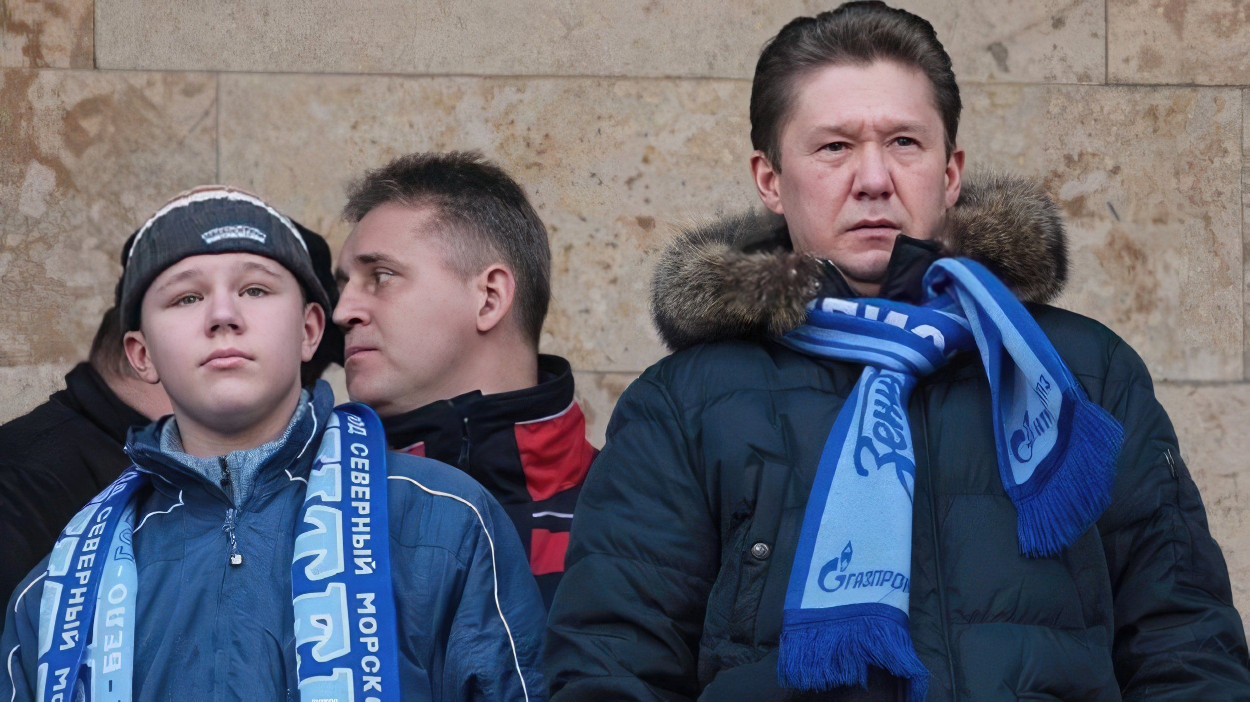 Алексей Миллер и его сын Михаил