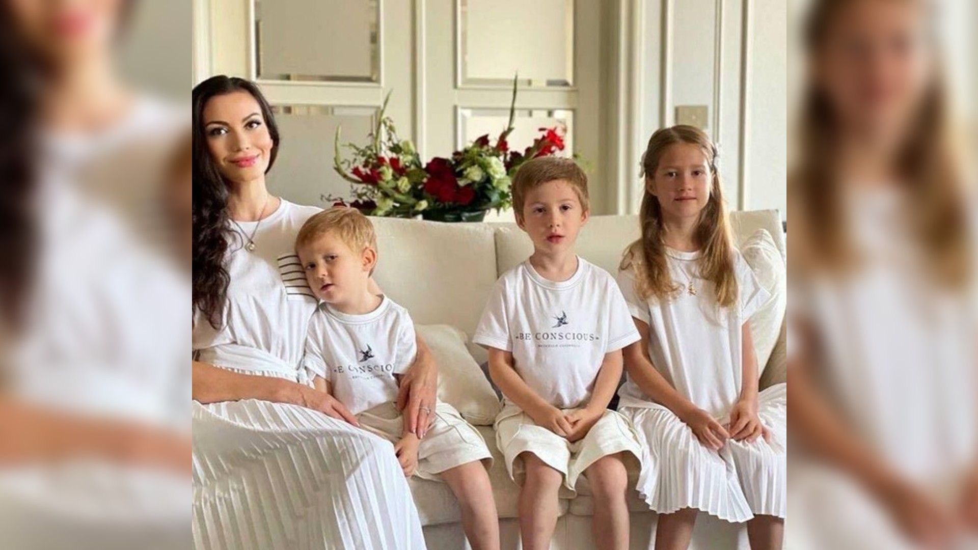 Ирина Болгар с детьми