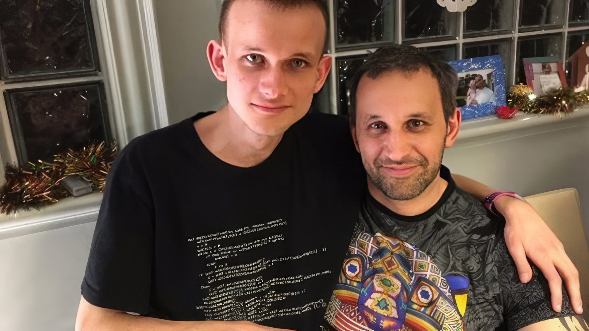 Виталик Бутерин с отцом