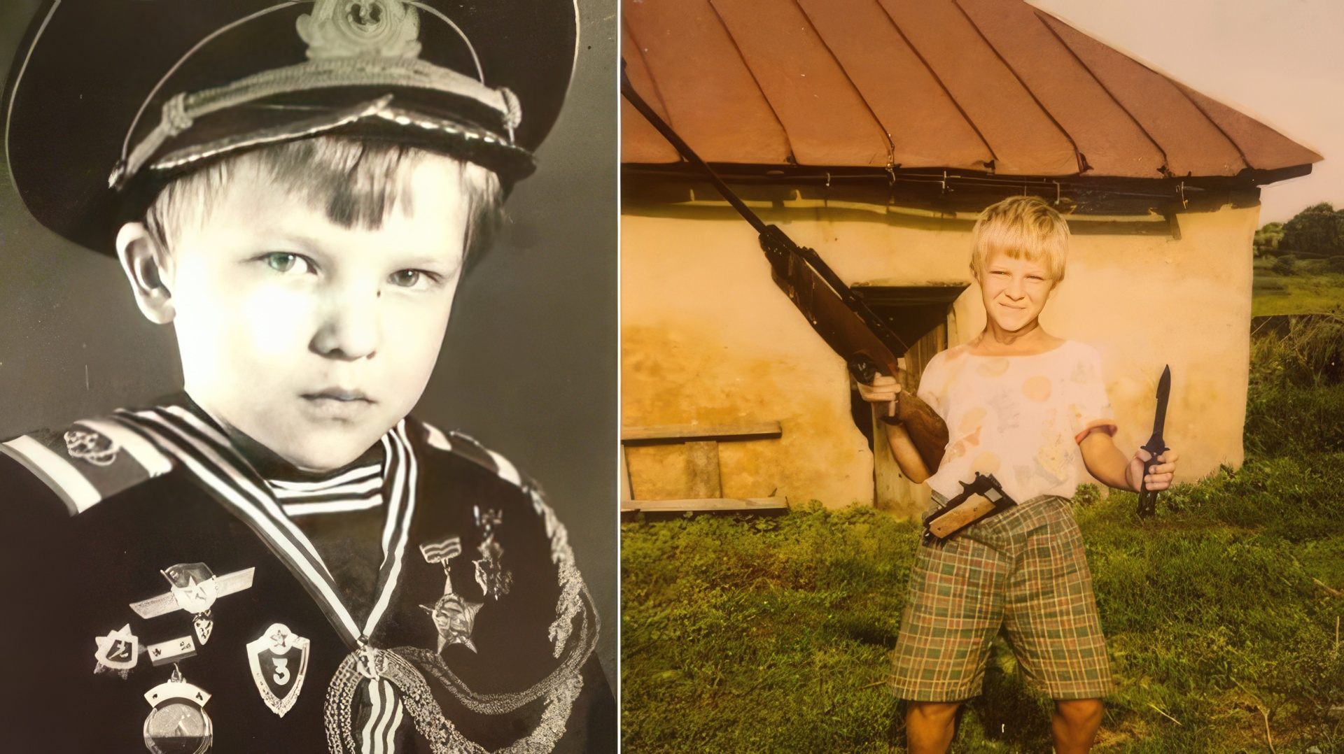 Павел Курьянов в детстве